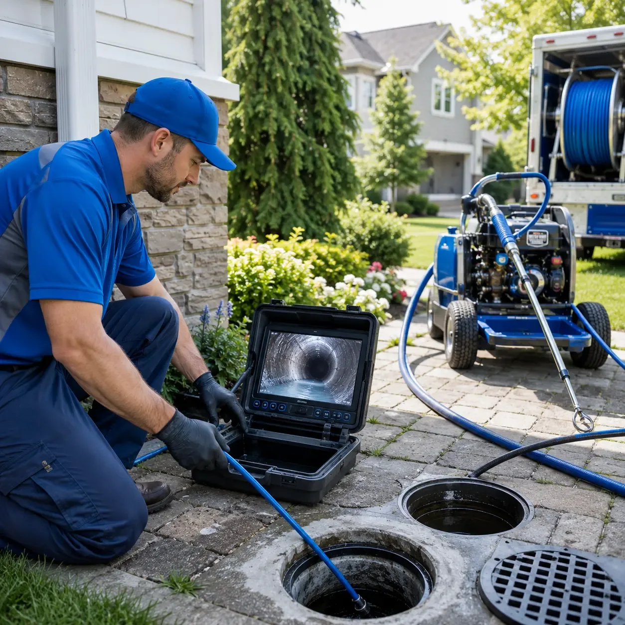 Outdoor drain cleaning professionals serving Wallace, NC